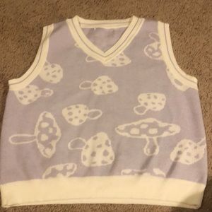 Purple mushroom vest